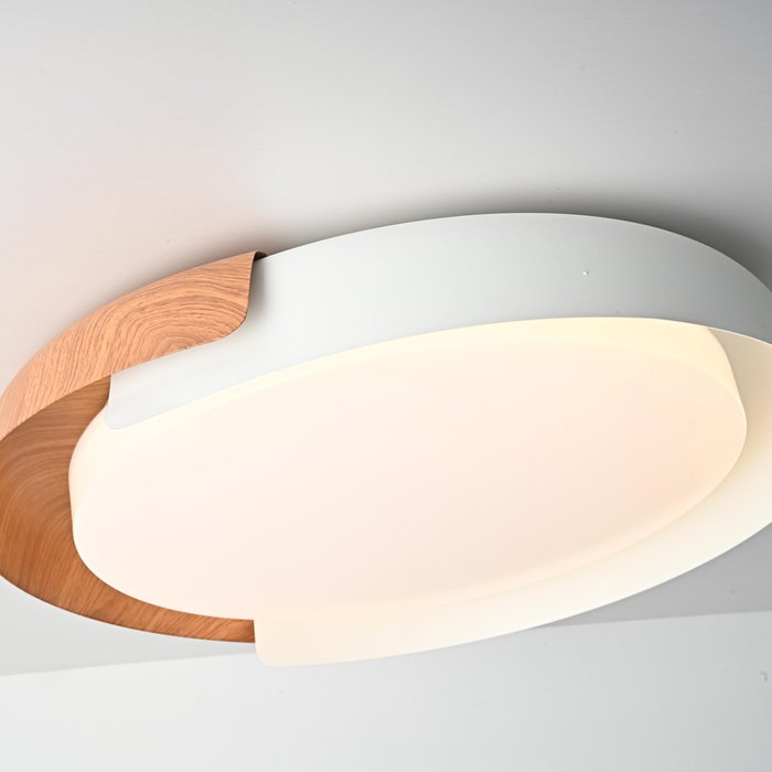 Потолочный светильник ADDA White/Wood - лучшие Потолочные светильники в INMYROOM