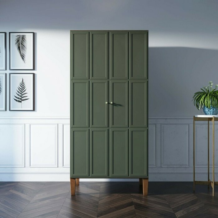 Шкаф Andersen зеленого цвета - купить Шкафы распашные по цене 138346.0
