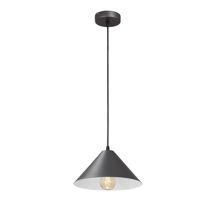 Подвесной светильник из металла серого цвета - купить Подвесные светильники по цене 2340.0