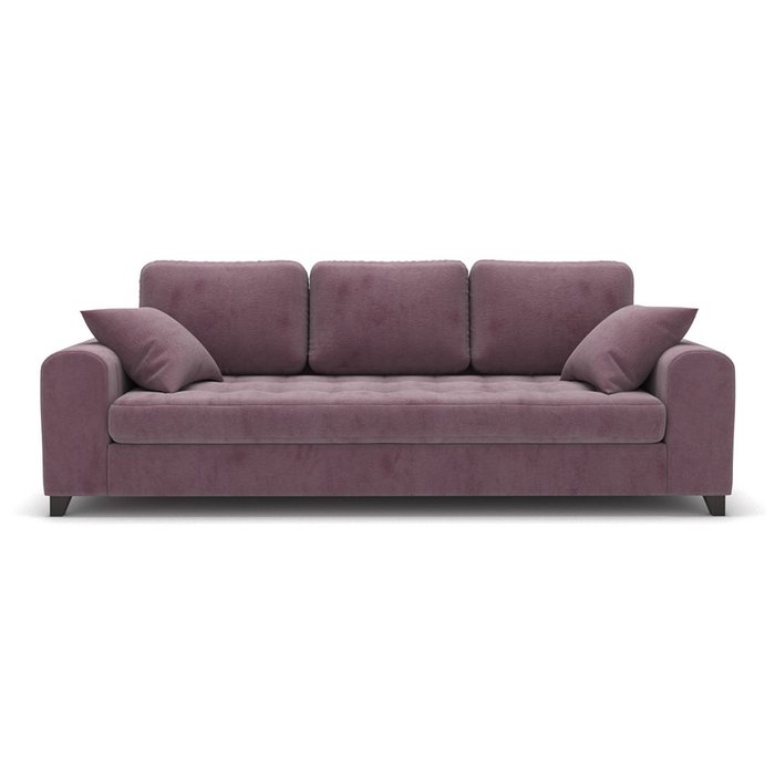  Диван-кровать Vittorio MT трехместный long светло-фиолетового цвета - купить Прямые диваны по цене 97600.0
