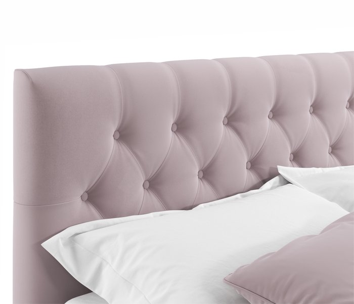 Кровать Verona 140х200 с подъемным механизмом серо-розового цвета - купить Кровати для спальни по цене 26400.0