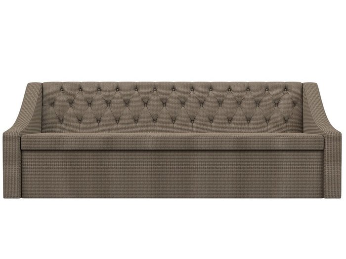 Кухонный прямой диван-кровать Мерлин светло-коричневого цвета - купить Прямые диваны по цене 35999.0