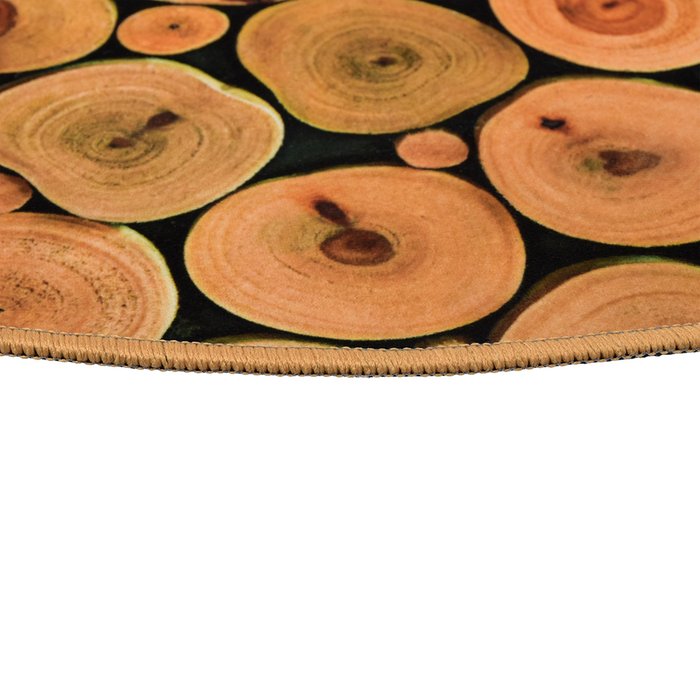 Коврик придверный Velur 75х75 бежевого цвета - лучшие Придверные коврики в INMYROOM