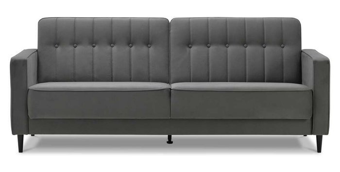 Диван-кровать Клайд серого цвета - купить Прямые диваны по цене 37600.0