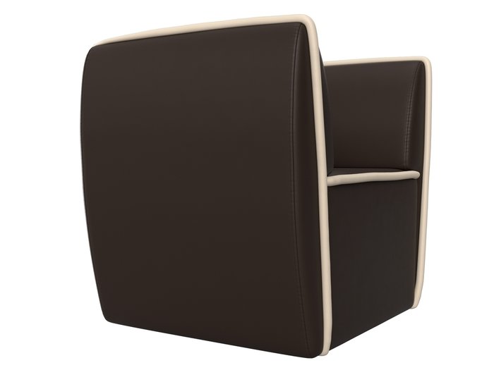 Кресло Бергамо коричневого цвета (экокожа) - лучшие Интерьерные кресла в INMYROOM