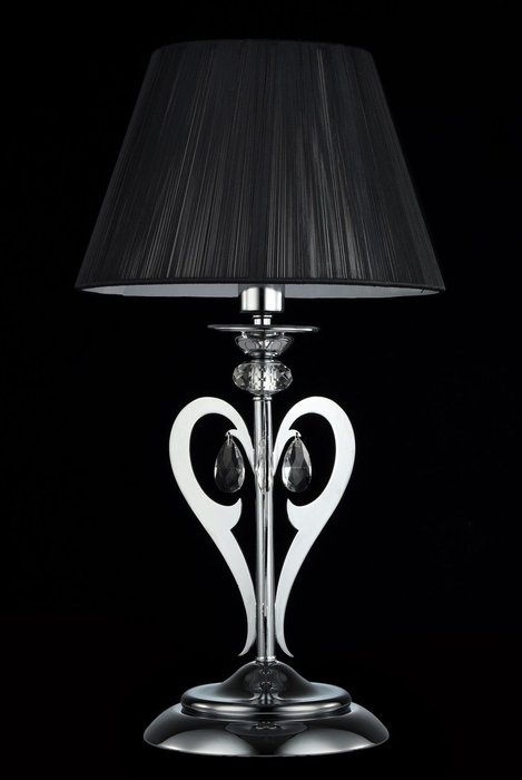 Настольная лампа Mina с черным абажуром  - лучшие Рабочие лампы в INMYROOM