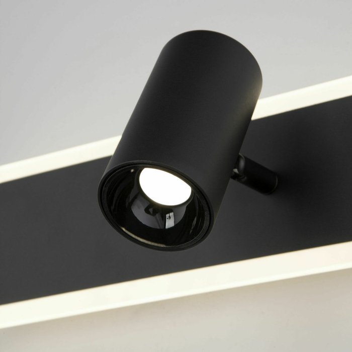 Настенный светодиодный светильник 20127/1 LED черный Binar - лучшие Бра и настенные светильники в INMYROOM