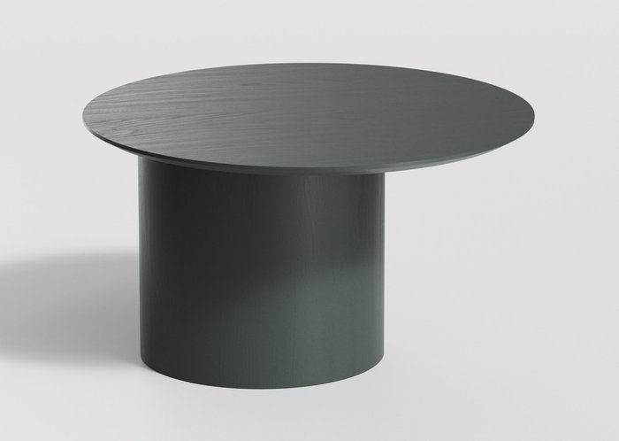 Столик журнальный Type D70 со смещенным основанием темно-серого цвета - купить Журнальные столики по цене 32900.0