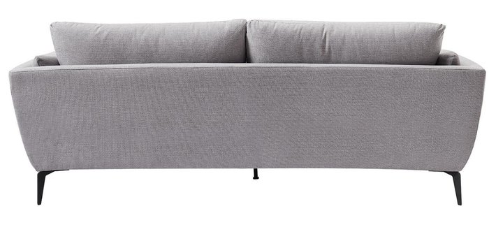 Диван трехместный Meysel серого цвета - лучшие Прямые диваны в INMYROOM