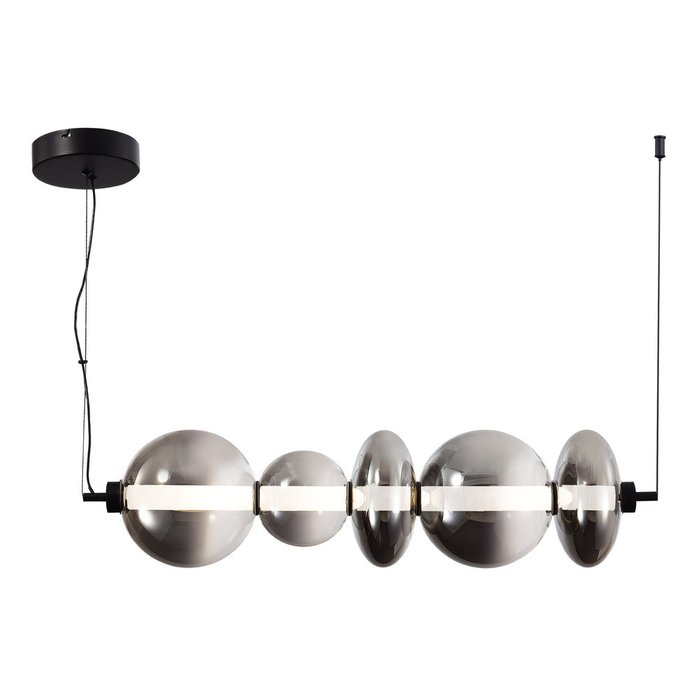 Светильник подвесной ST-Luce Черный/Дымчато-Серый LED 1*40W 3000K PERLINA