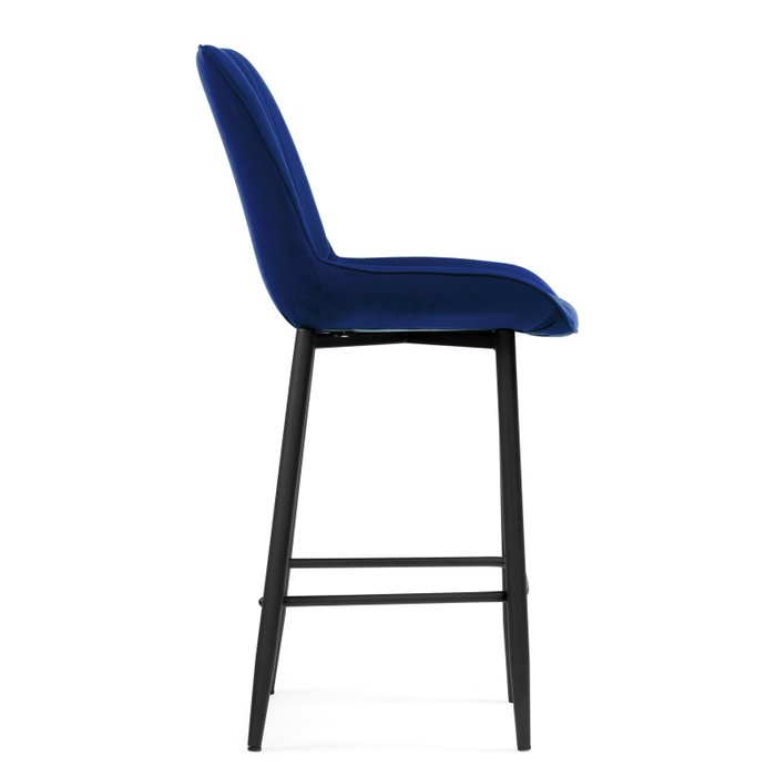 Стул полубарный Седа синего цвета - лучшие Барные стулья в INMYROOM