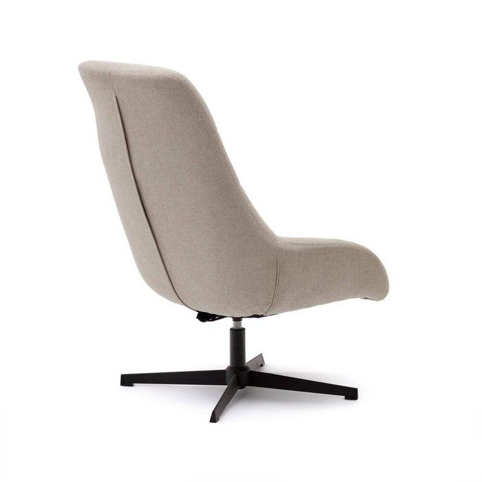 Вращающееся кресло Celida бежевого цвета - лучшие Интерьерные кресла в INMYROOM