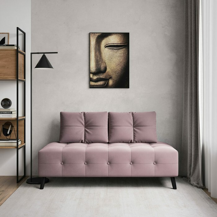 Диван Манхэттен пыльно-розового цвета - купить Прямые диваны по цене 20990.0