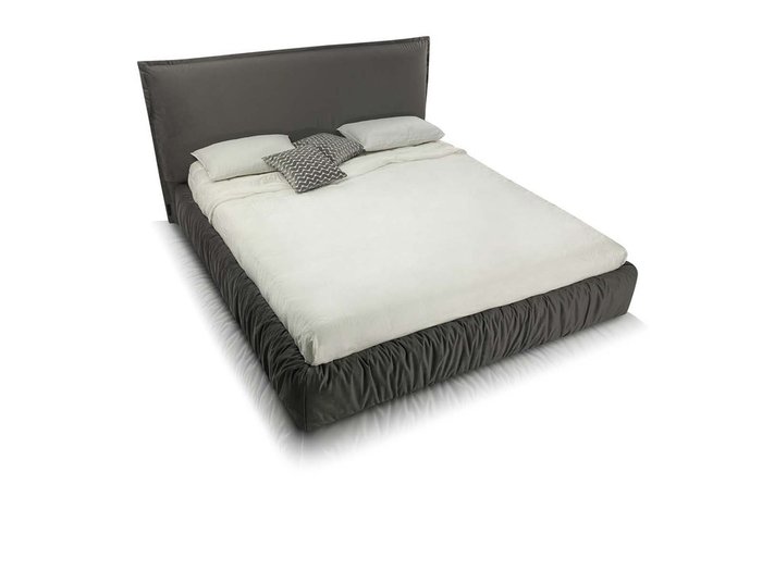Кровать Now 200х200 серого цвета с ортопедической решеткой - купить Кровати для спальни по цене 124500.0