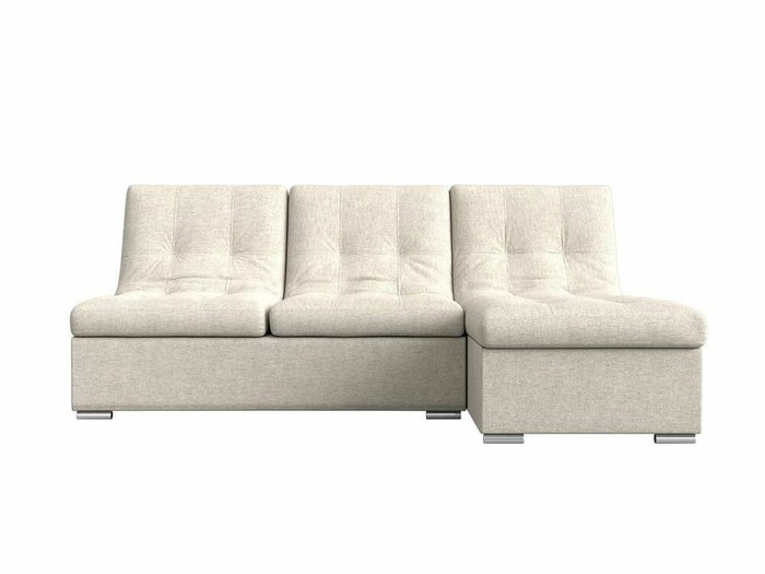 Угловой диван-кровать Релакс бежевого цвета угол правый - купить Угловые диваны по цене 81999.0