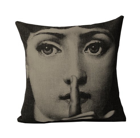  Подушка с портретом Лины Пьеро Форназетти Silence