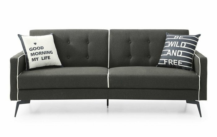 Диван-кровать Lancaster цвета графит - лучшие Прямые диваны в INMYROOM