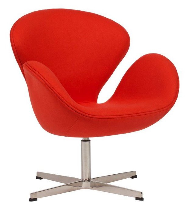 Кресло Swan Chair Red  - купить Интерьерные кресла по цене 54000.0