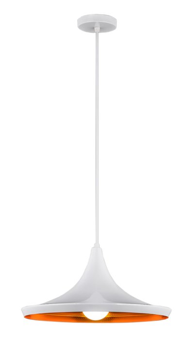 Подвесной светильник Balina wide белого цвета  - купить Подвесные светильники по цене 4680.0