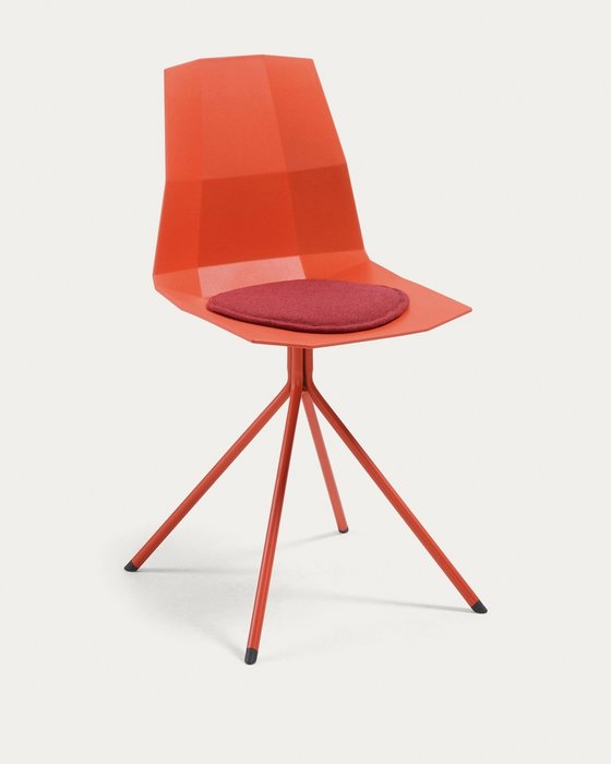 Подушка на стул Stick бордового цвета  - лучшие Подушки для стульев в INMYROOM