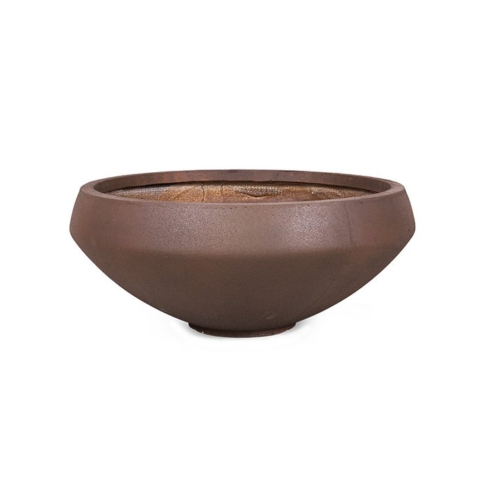 Напольная ваза Cramel из металла коричневого цвета