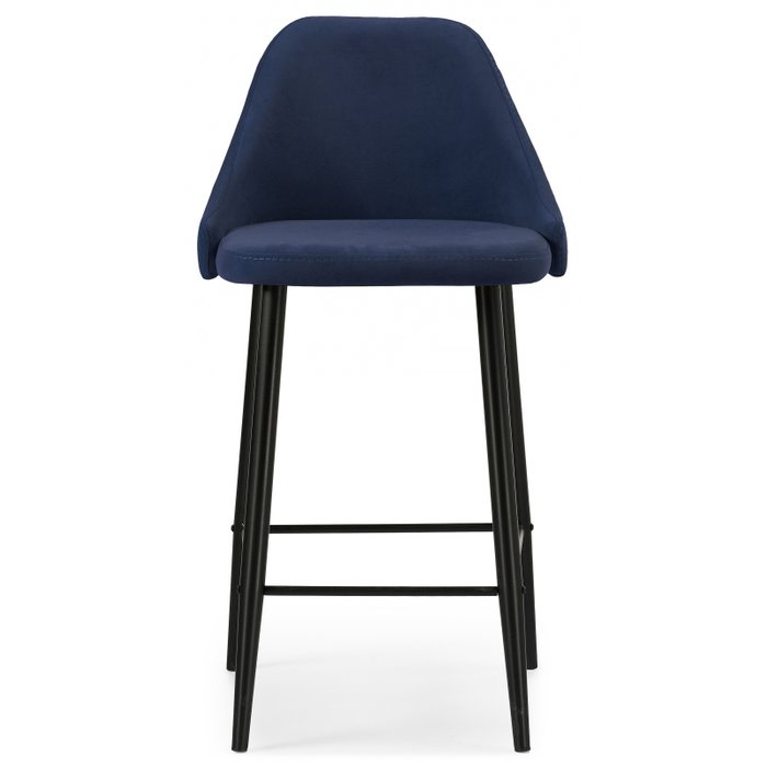 Стул полубарный Джама черно-синего цвета - купить Барные стулья по цене 7570.0