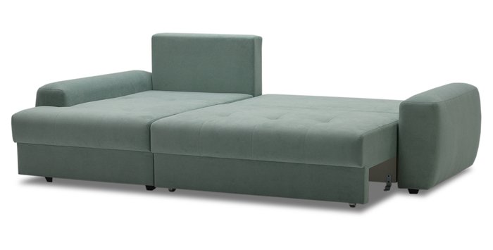 Угловой диван-кровать Коста бирюзового цвета - лучшие Угловые диваны в INMYROOM