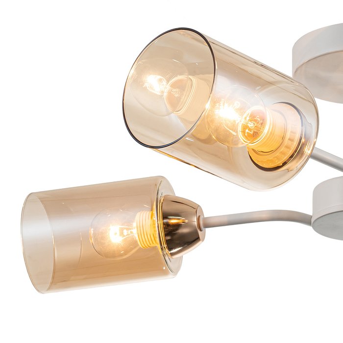 Светильник на штанге Escada 1131/4P E27*60W White/Gold VERTIGO - лучшие Потолочные люстры в INMYROOM