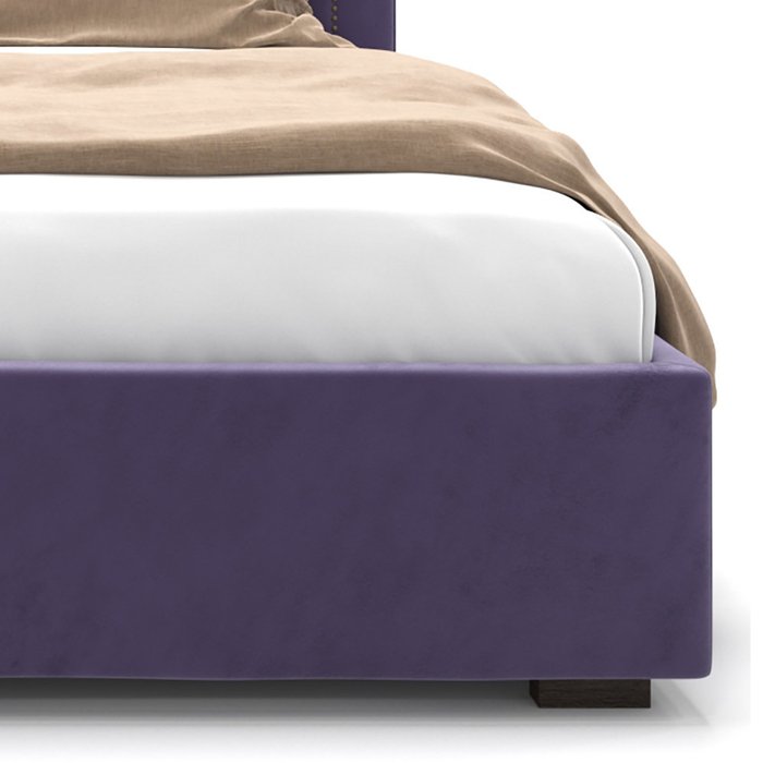 Кровать Kimberly фиолетового цвета 140х200 - лучшие Кровати для спальни в INMYROOM