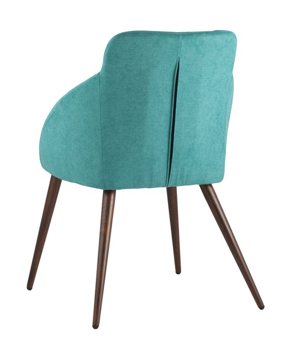 Стул Квини сине-зеленого цвета  - лучшие Обеденные стулья в INMYROOM