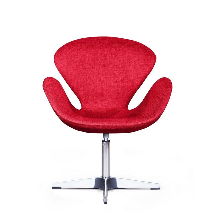 Лаунж кресло Swan красного цвета - купить Офисные кресла по цене 19900.0