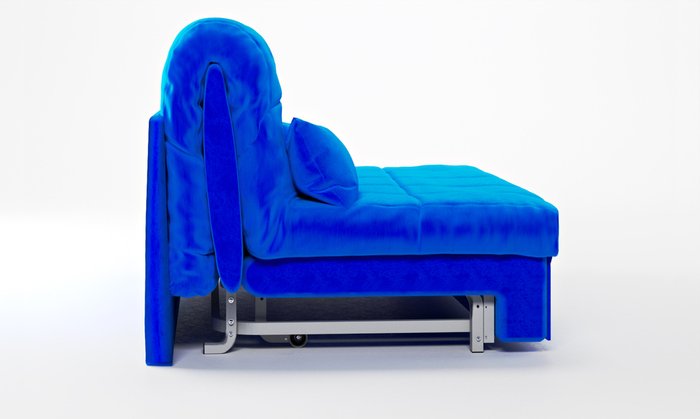 Диван-кровать Федерико синего цвета - купить Прямые диваны по цене 44850.0