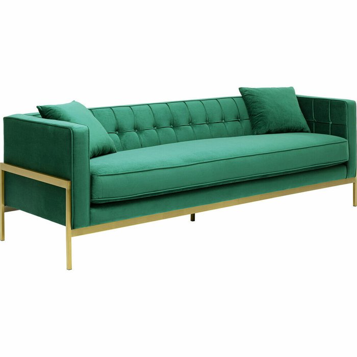 Диван Loft зеленого цвета - купить Прямые диваны по цене 179123.0