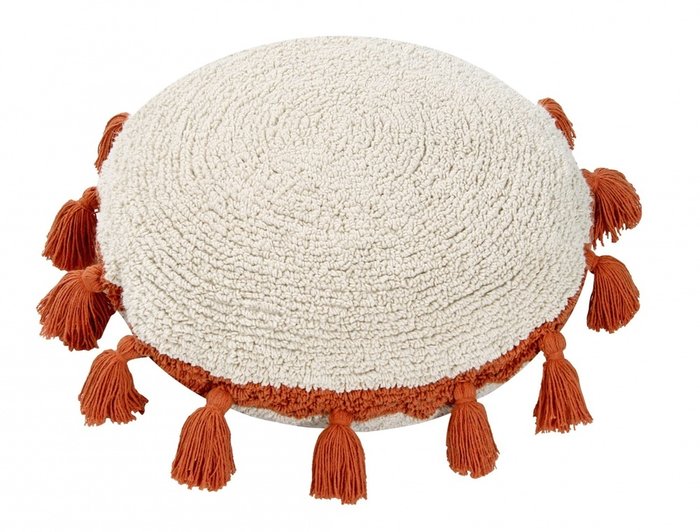 Декоративная подушка Cloud бежевого цвета   - купить Декоративные подушки по цене 6381.0