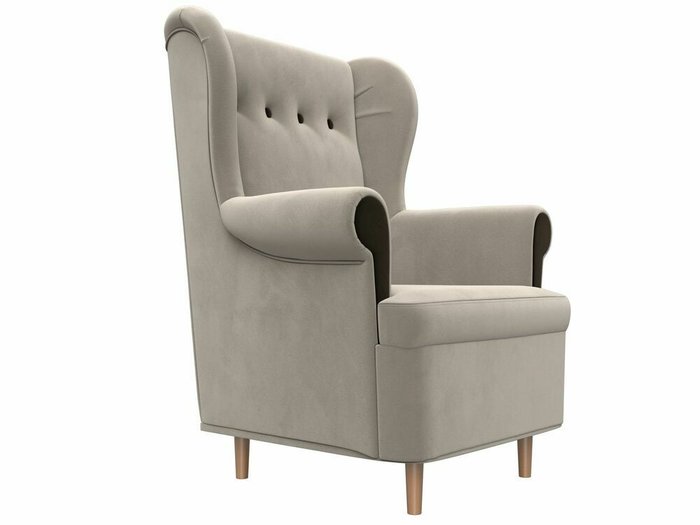 Кресло Торин бежевого цвета - лучшие Интерьерные кресла в INMYROOM