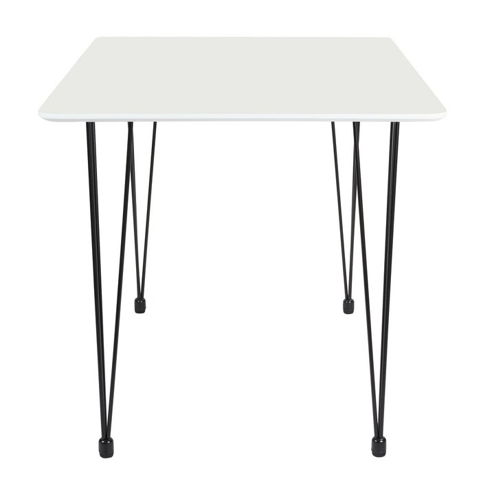 Стол обеденный Solution бело-черного цвета - лучшие Обеденные столы в INMYROOM