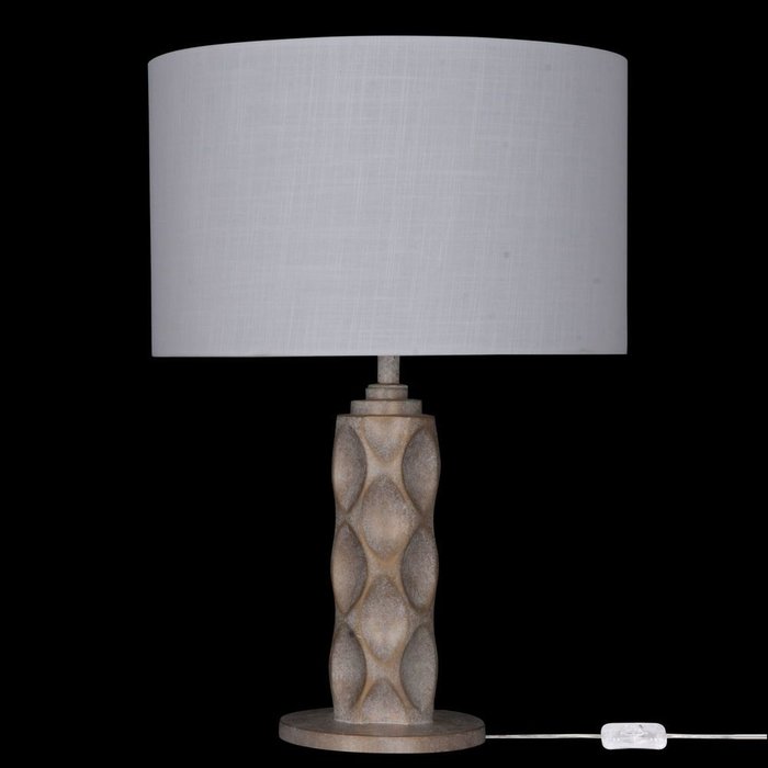 Настольная лампа Lamar с белым абажуром - лучшие Настольные лампы в INMYROOM