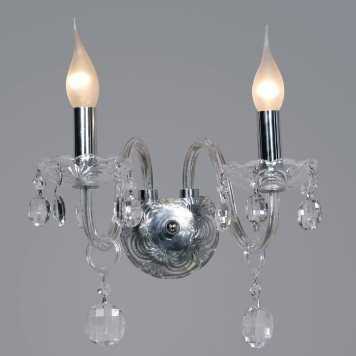 Бра Bohemia WL7389-2CH-WH Бра Bohemia WL7389-2CH-WH