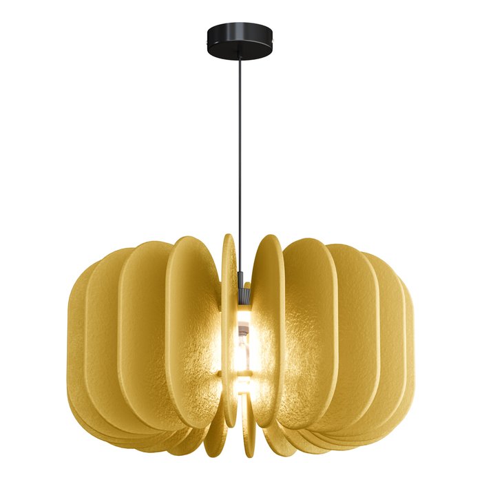 Светильник подвесной ST-Luce Черный/Желтый E27 1*60W SENTITO