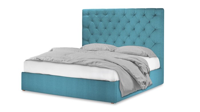 Кровать Сиена 140х200 голубого цвета