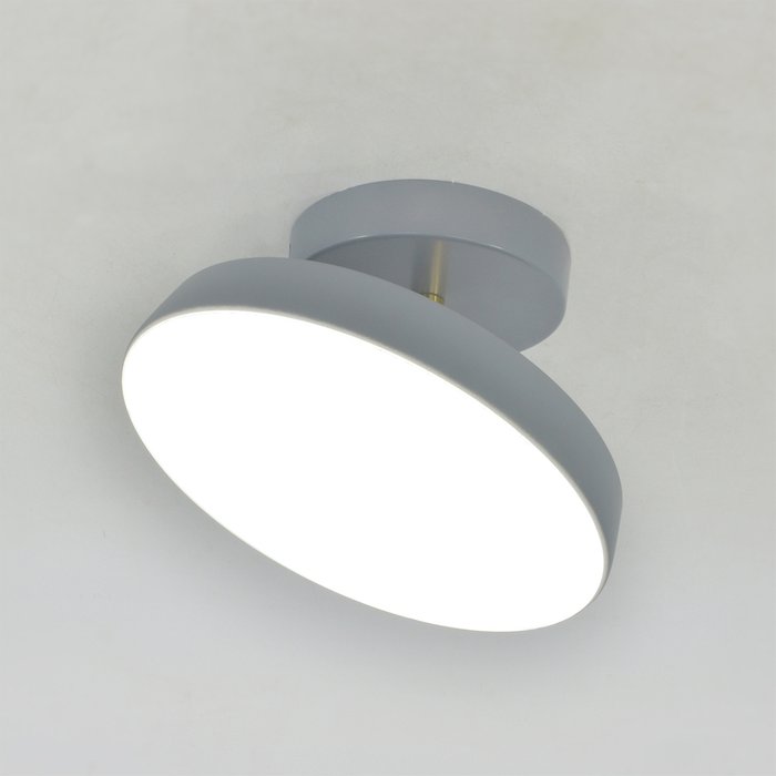Потолочный светильник Escada 20023SMA/01 LED 14W серый 20023LED - купить Потолочные светильники по цене 3420.0