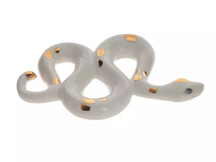 Статуэтка Snake 12 белого цвета