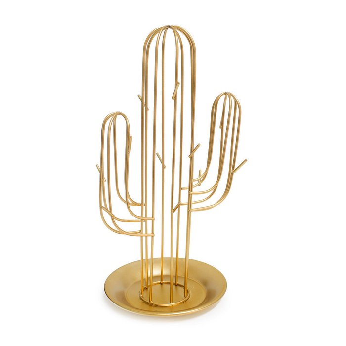 Подставка для украшений Cactus золотого цвета - лучшие Аксессуары для гостиной в INMYROOM
