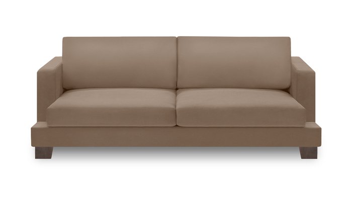 Диван-кровать Дрезден светло-коричневого цвета - лучшие Прямые диваны в INMYROOM
