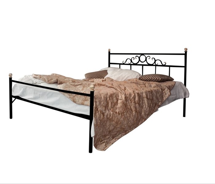Кровать Сандра 180х200 черного цвета