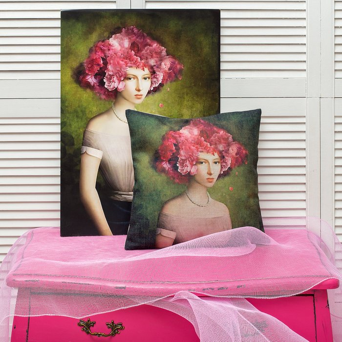 Декоративная подушка «Розовый аметист» - лучшие Декоративные подушки в INMYROOM