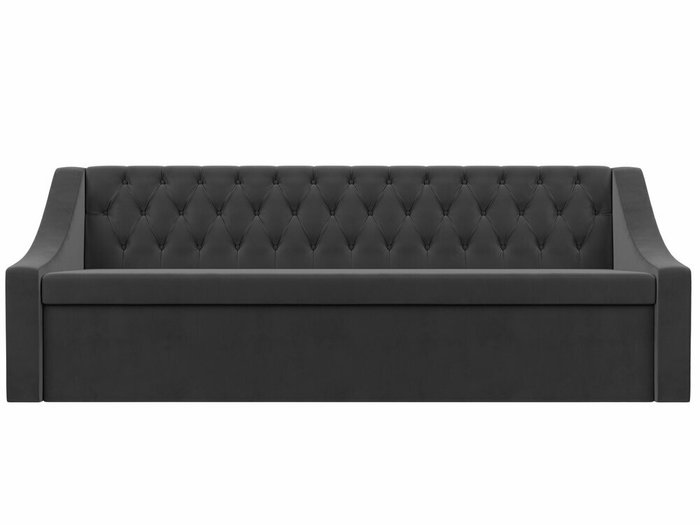 Кухонный прямой диван-кровать Мерлин серого цвета - купить Прямые диваны по цене 37999.0
