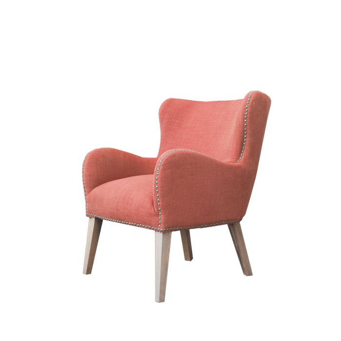 Полукресло Лори розового цвета - купить Интерьерные кресла по цене 67000.0
