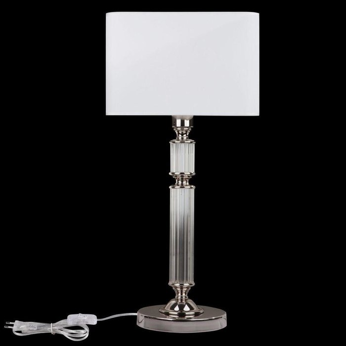 Настольная лампа Ontario с белым абажуром - лучшие Настольные лампы в INMYROOM