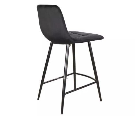 Полубарный стул Mila H-2 черного цвета - купить Барные стулья по цене 13800